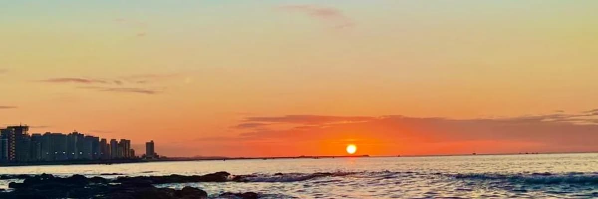 Pôr do sol na Praia de Iracema, Fortaleza